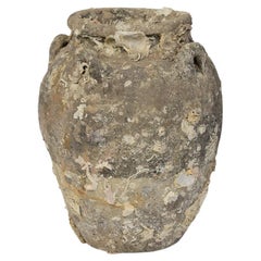14th-16th Century, Sukhothai, Antique Sukhothai Pottery Jar from Shipwreck