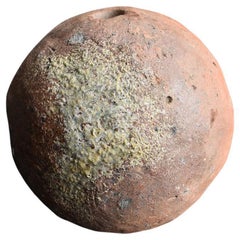 14th-16th Century Thai Baked Spherical Pottery / Sukhothai Era/Southeast Asian