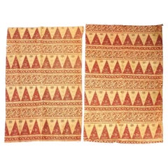 Tessuti antichi ricamati a mano del 14° secolo A.I.C.