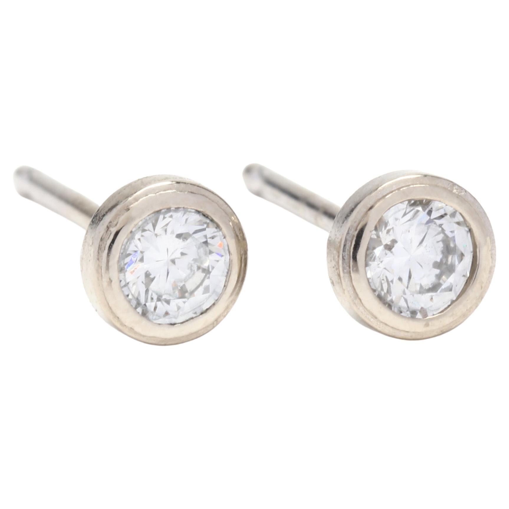 14W Diamond Bezel Studs For Sale