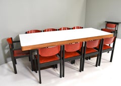 14x Italian Postmodern Stacking Chairs in Sottsass Memphis Style - Italy, 1970's