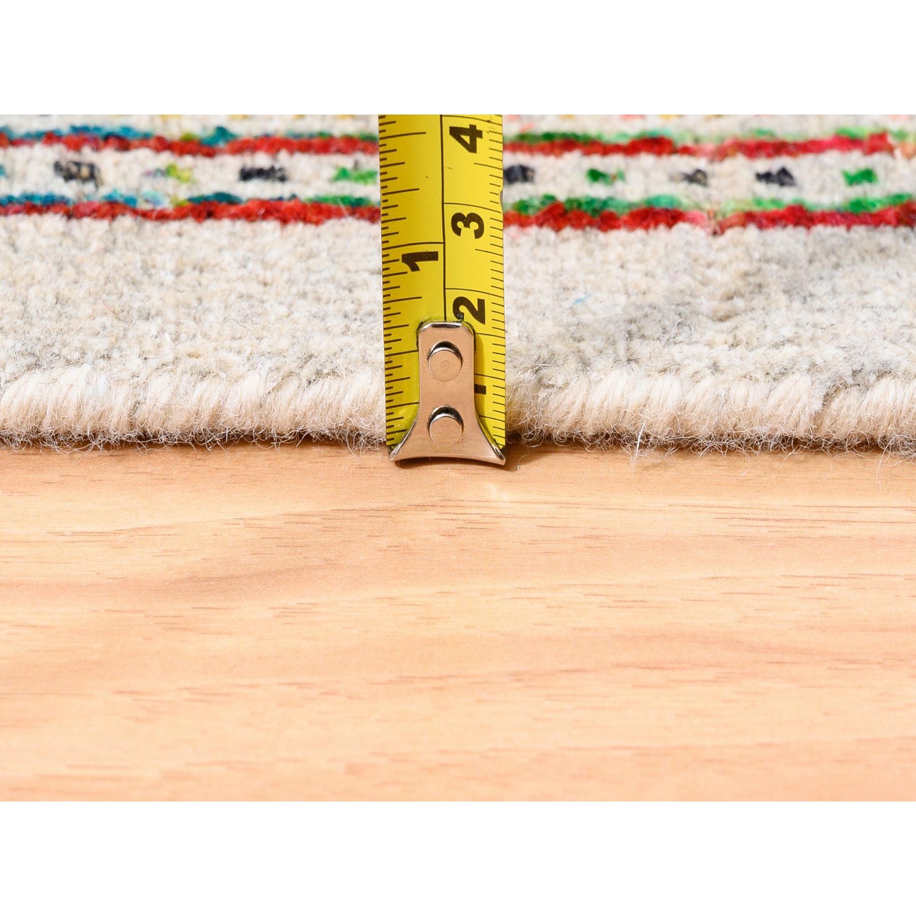 14'x14' Tappeto colorato in lana e seta Sarouk Mir ispirato al tappeto annodato a mano in vendita 2