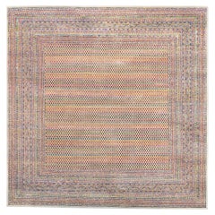 14
x14
Tapis noué à la main en laine et soie sari Sarouk inspiré du Mir