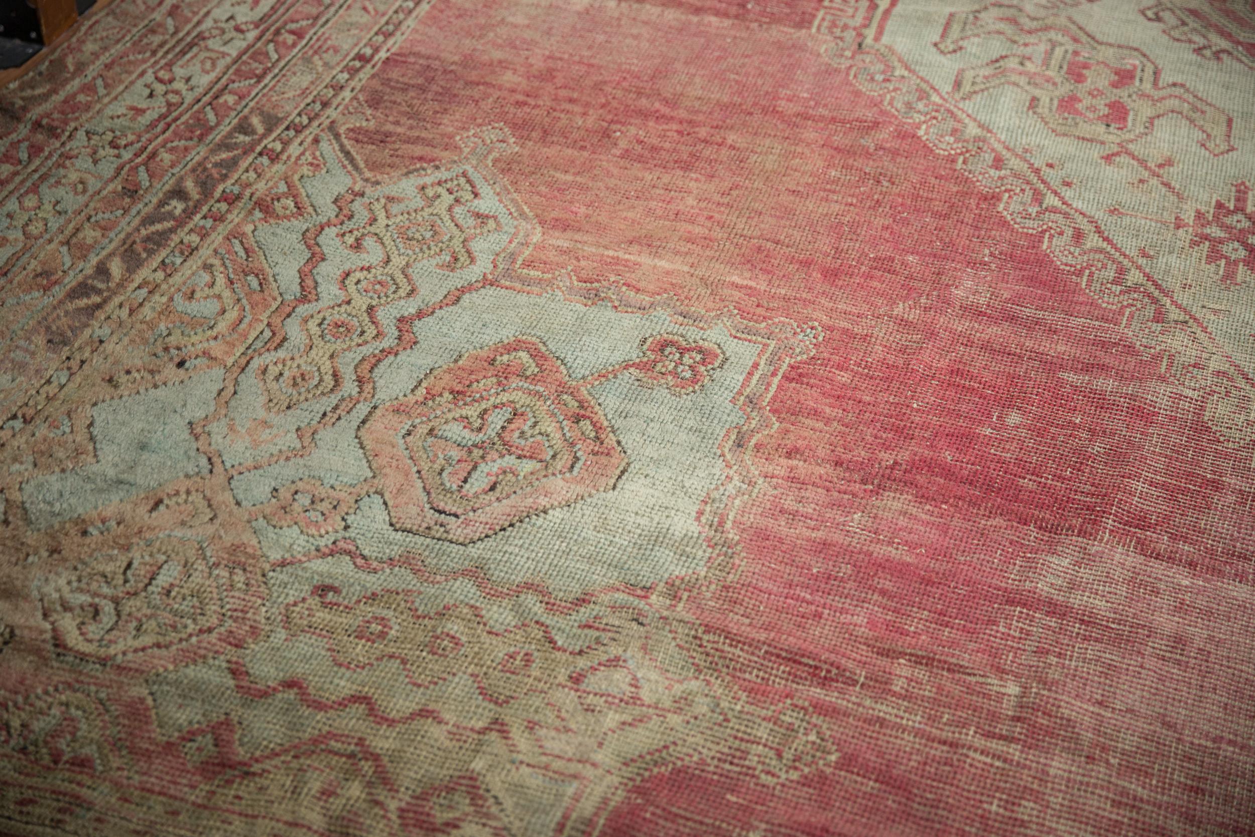 Vintage Oushak Carpet For Sale 3