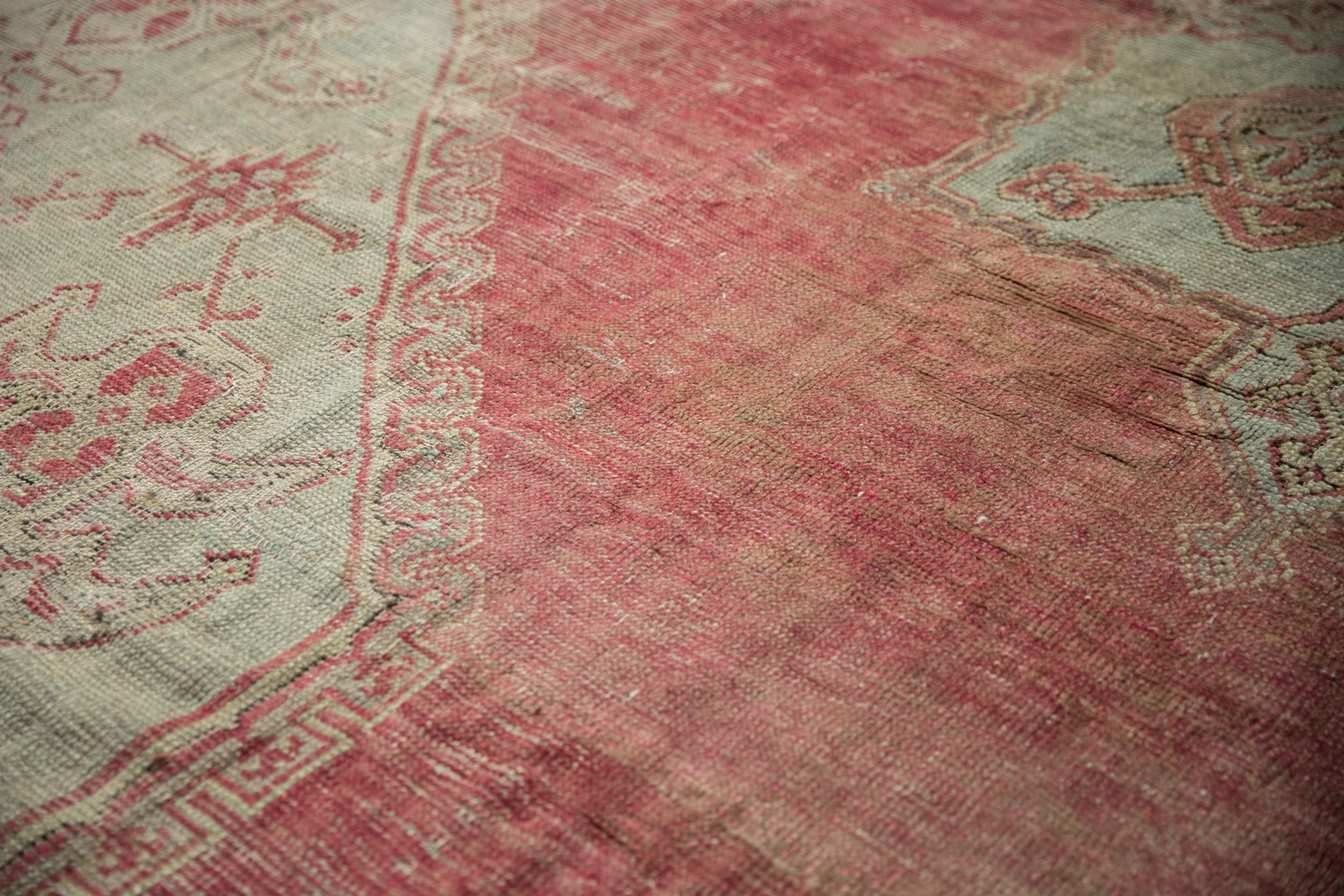 Mid-20th Century Vintage Oushak Carpet For Sale