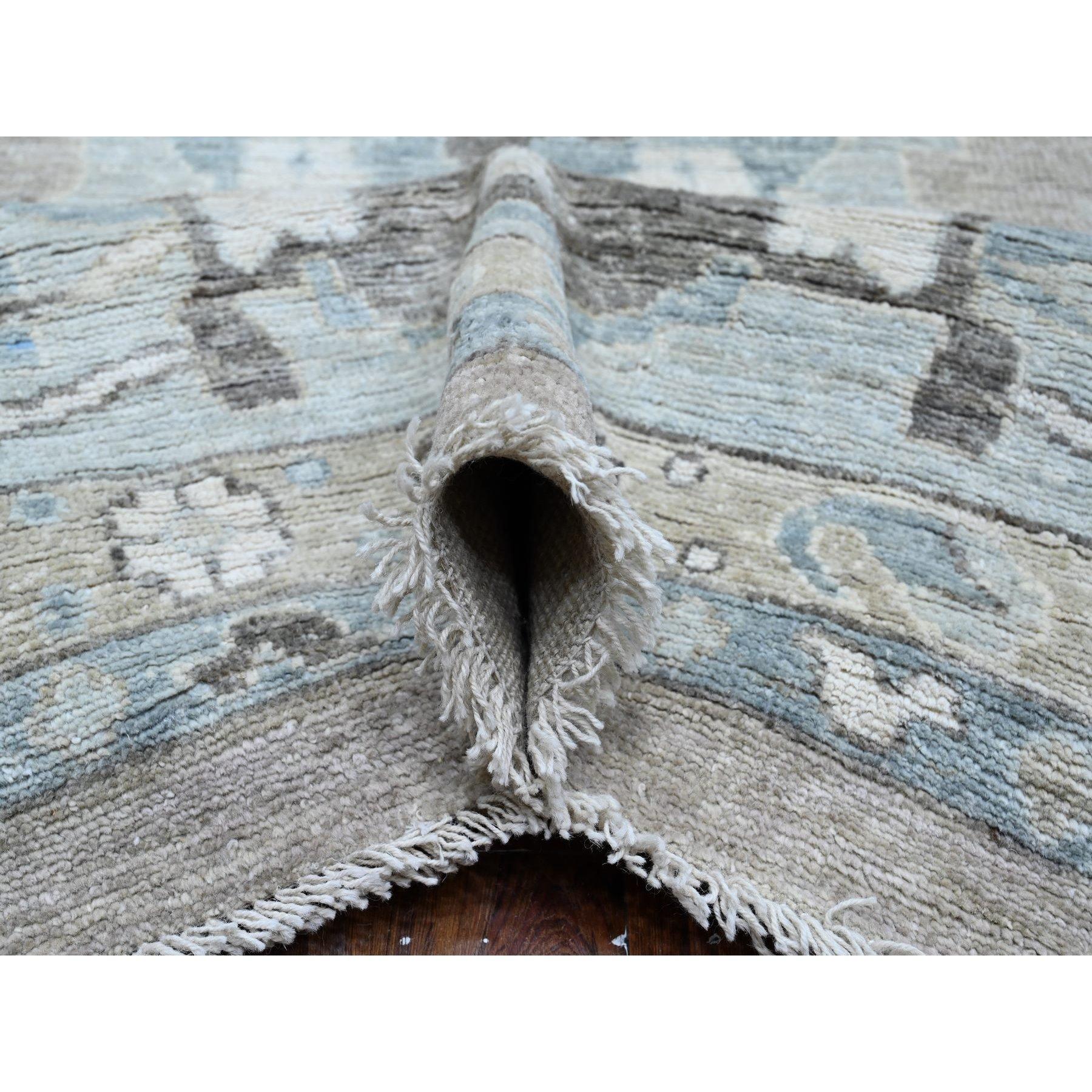 Alfombra Oriental Perfect Gris Angora Afgana Oushak Sobredimensionada 14'x19'2 en Nuevo estado para la venta en Carlstadt, NJ