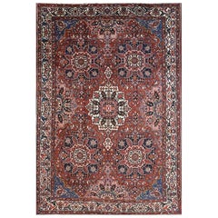 14x20 Hand-Knotted Antique Bakhtiari Area Rug