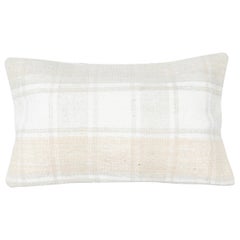 14"x24" Hemp Cushion Cover. Kilim Pillowcase. Farmhouse Lumbar Pillow Cover