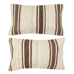 14"x24" SET OF 2 - Handmade Kilim Cushion Covers. A pair of Accent Pillow Covers