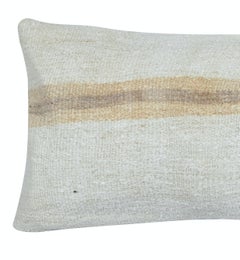 14 "x26" Vintage Lendenkissenbezug. Kelim-Akzent-Kissen. Türkischer Kissenbezug