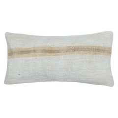 14 "x26" Vintage Lendenkissenbezug. Kelim-Akzent-Kissen. Türkischer Kissenbezug