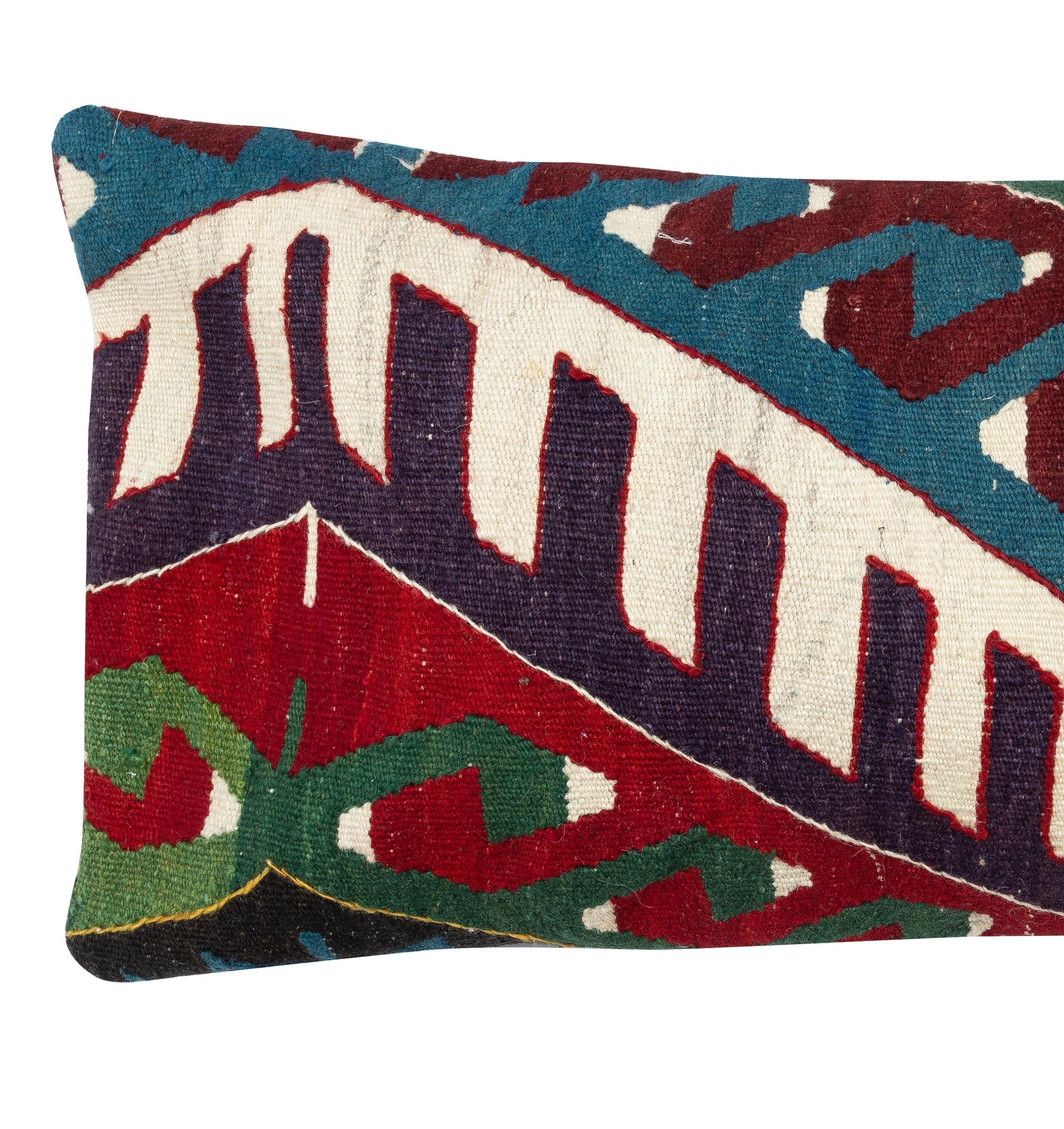 Turco Copricuscino Kilim turco fatto a mano 14 