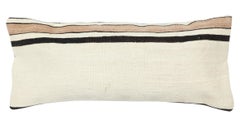 14"x28" SET OF 2 - Kilim Cushion Covers. Hemp Toss Pillows. Lumbar Pillow Covers