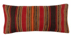 14"x28" SET OF 2 - Kilim Cushion Covers. Lumbar Pillows. A pair of Lace Pillows