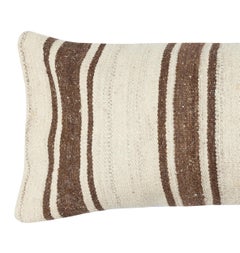 14 "x28" Vintage Kelim-Kissenbezug. Hanf-Wurf-Kissen. Lendenkissenbezug