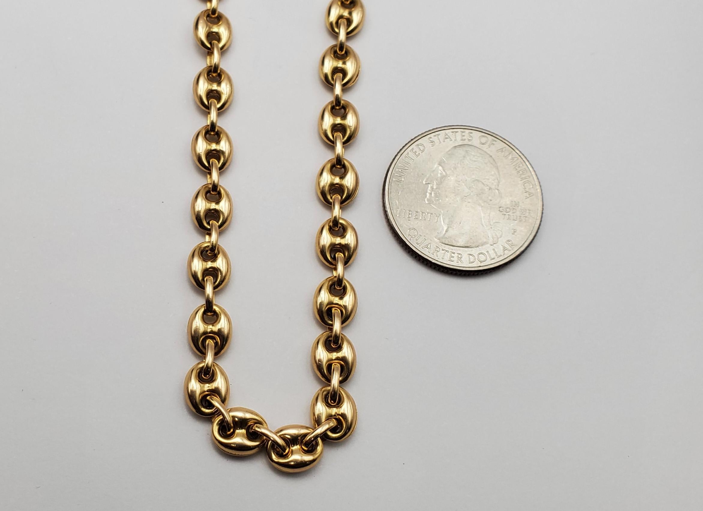 14Y Gucci Link Puffed Mariner 26