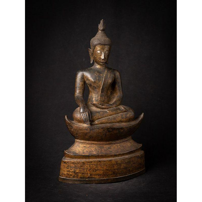 Bronze Statue de Bouddha de Thaïlande en bronze du 15e-16e siècle en vente