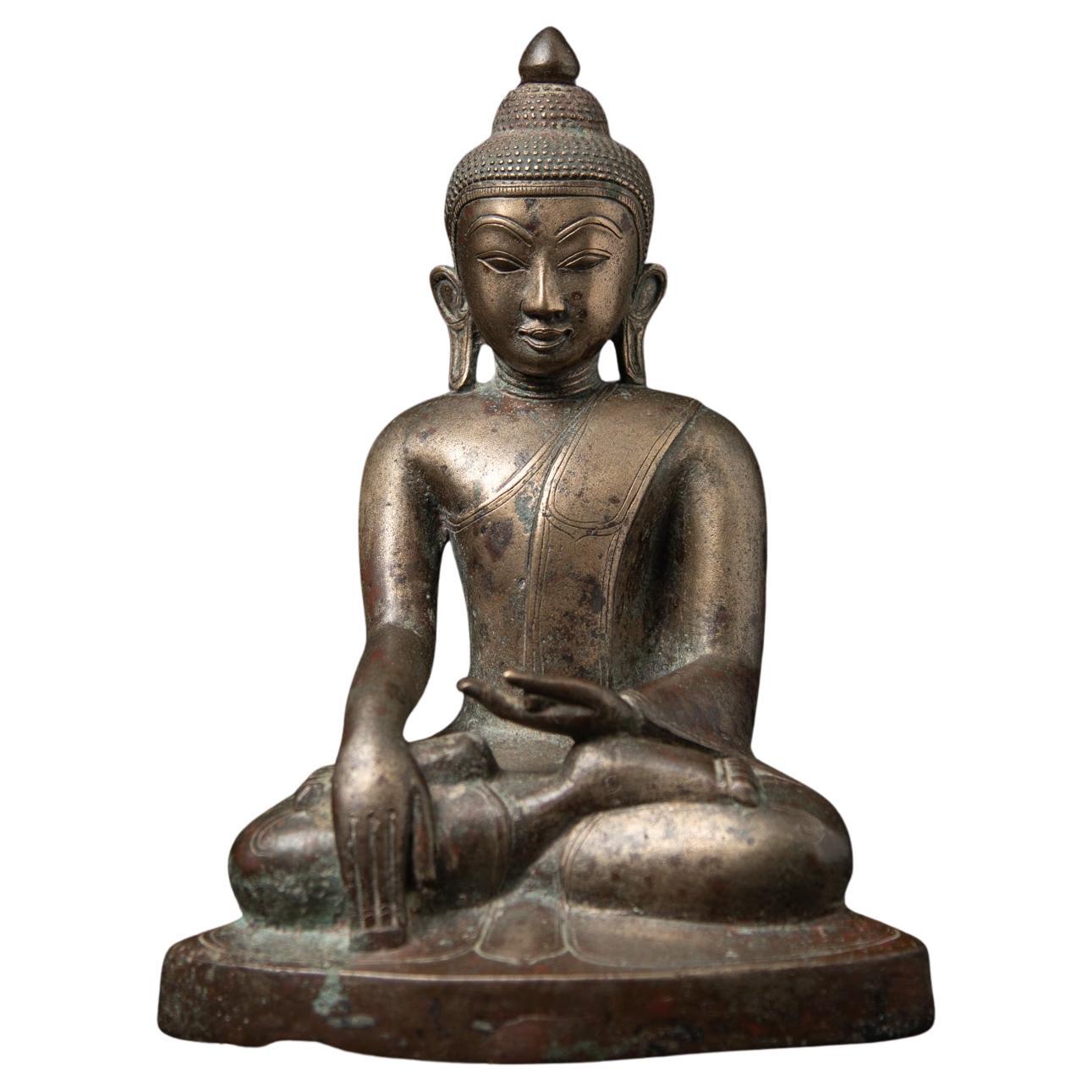 15-16e siècle Bouddha Ava de Birmanie en bronze ancien