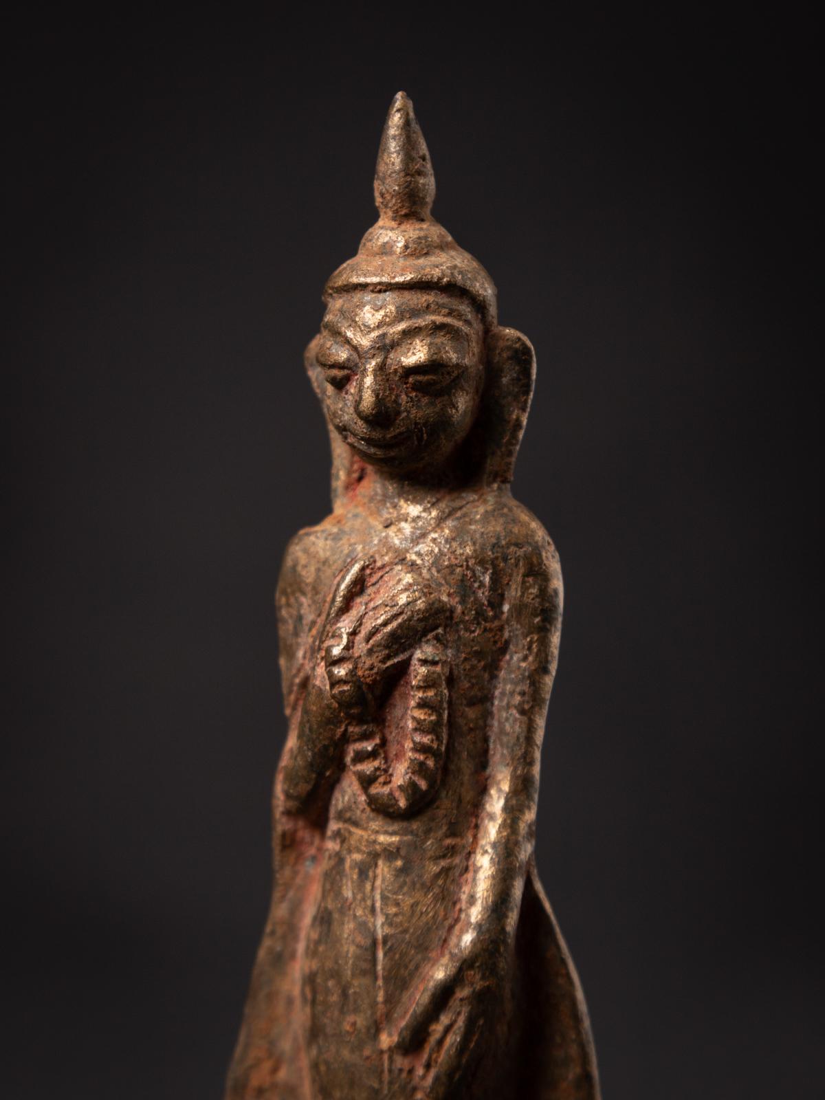 15-16th century Antique bronze Burmese Buddha statue  - OriginalBuddhas 9