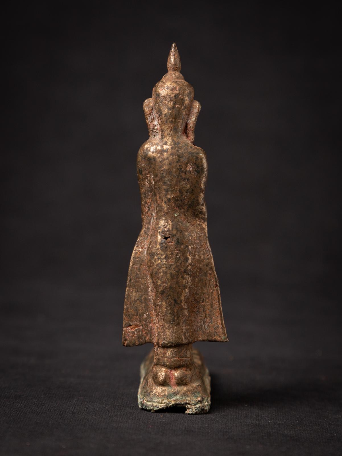 15-16th century Antique bronze Burmese Buddha statue  - OriginalBuddhas In Good Condition In DEVENTER, NL