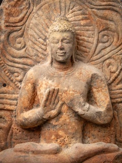 15-16th century Antique stone Indian Buddha statue from India