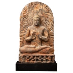 15-16th century Antique stone Indian Buddha statue from India