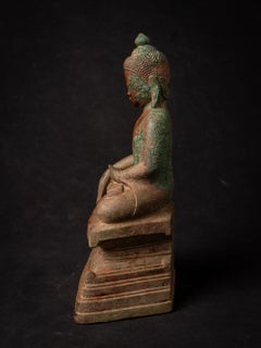 15-16th century Special antique bronze Ava Buddha statue from Burma