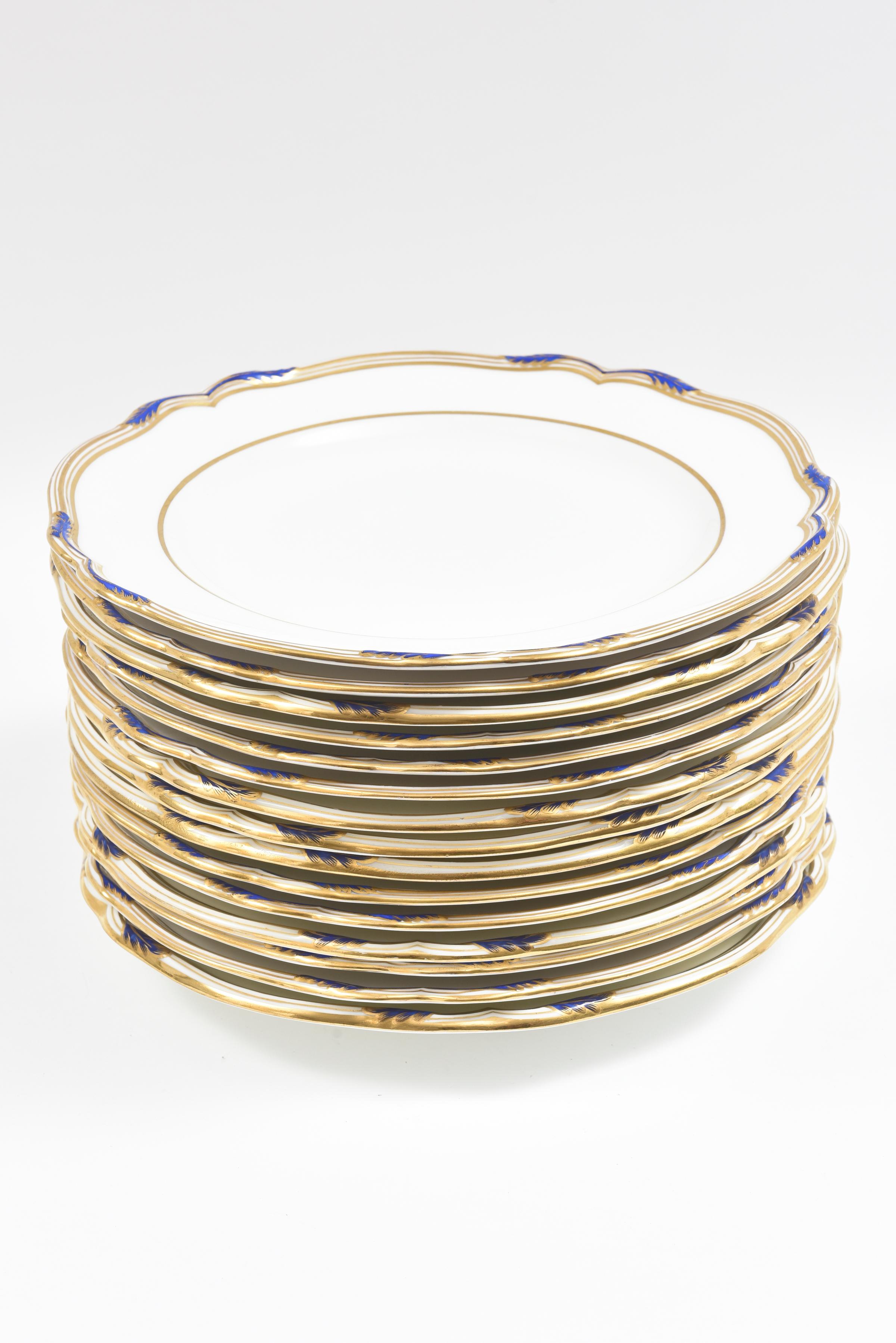 gold edge dinner plates