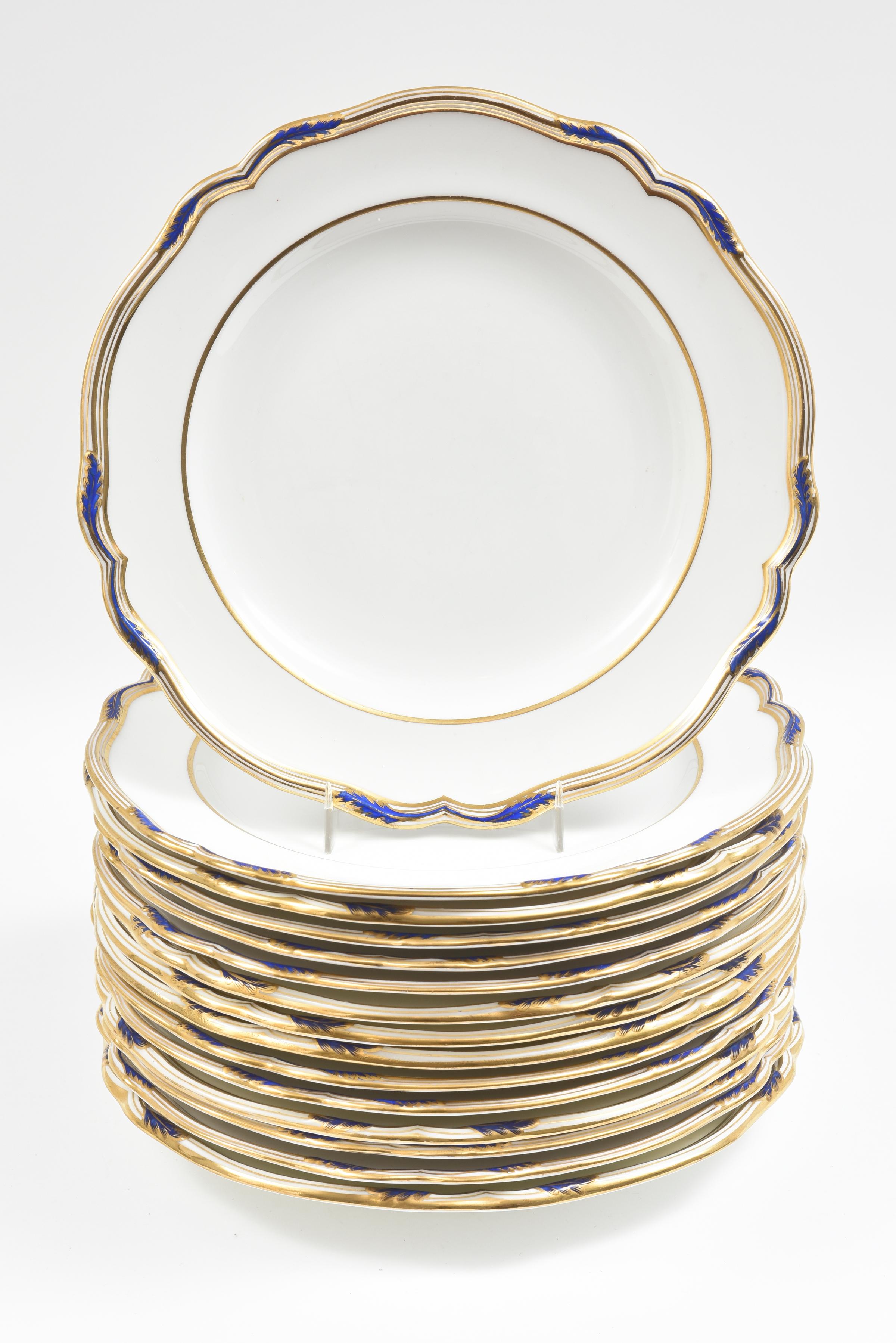 vintage scalloped plates