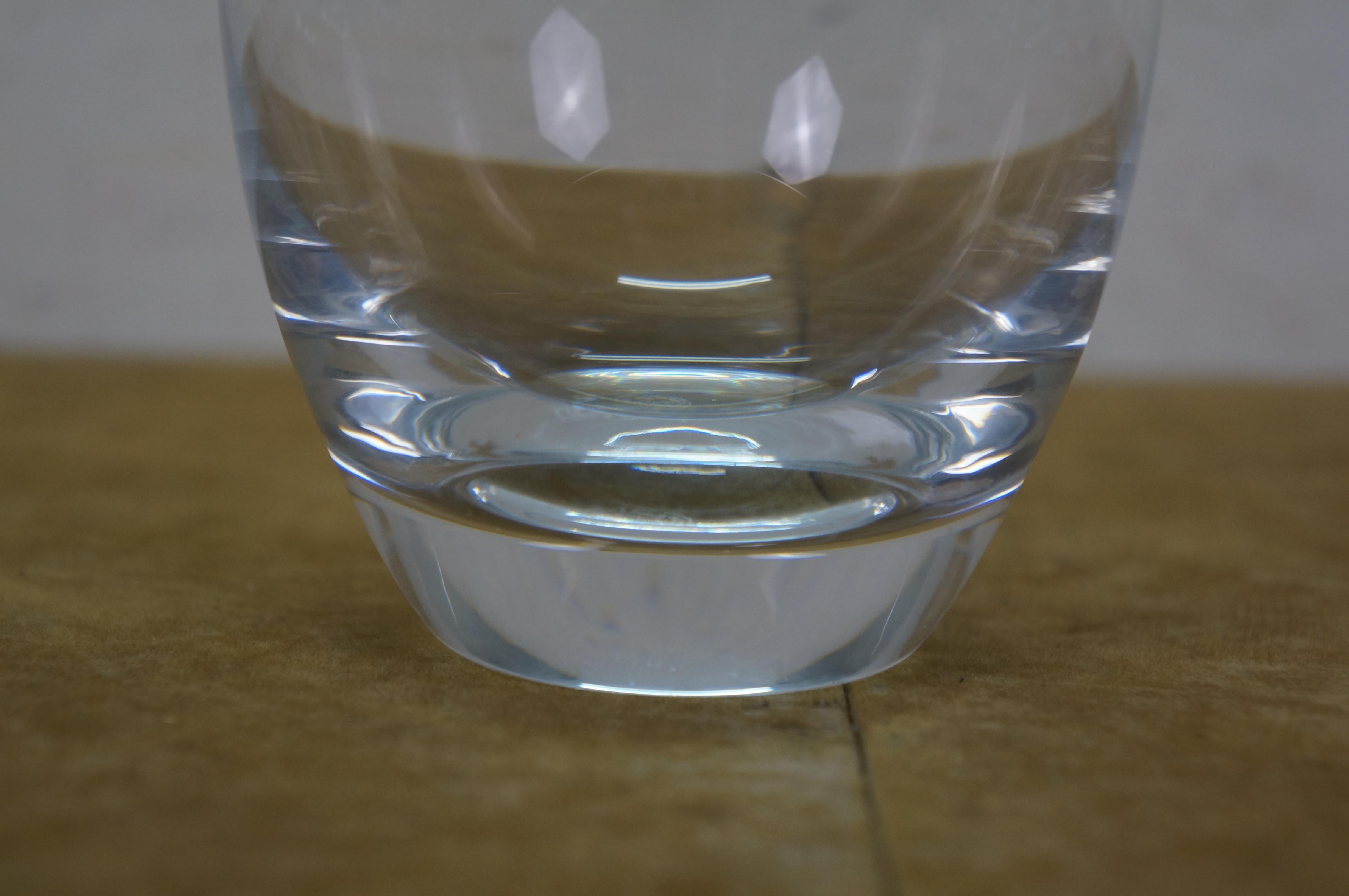 15 Baccarat Crystal Perfection Barrel Shape Flat Old Fashioned Tumblers 8oz For Sale 5