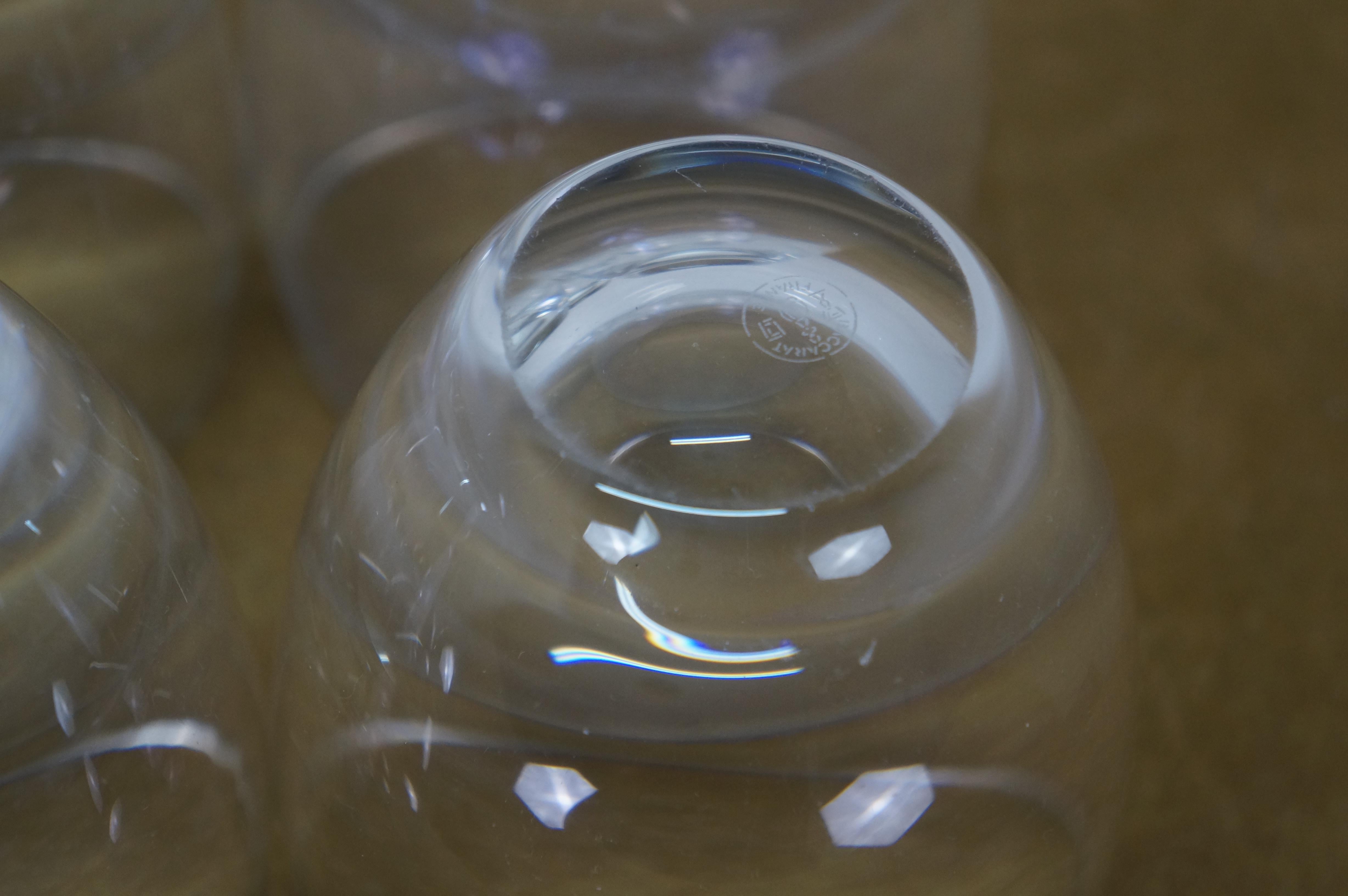 15 Baccarat Crystal Perfection Barrel Shape Flat Old Fashioned Tumblers 8oz For Sale 2