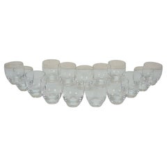15 Baccarat Crystal Perfection Barrel Shape Flat Old Fashioned Tumblers 8oz