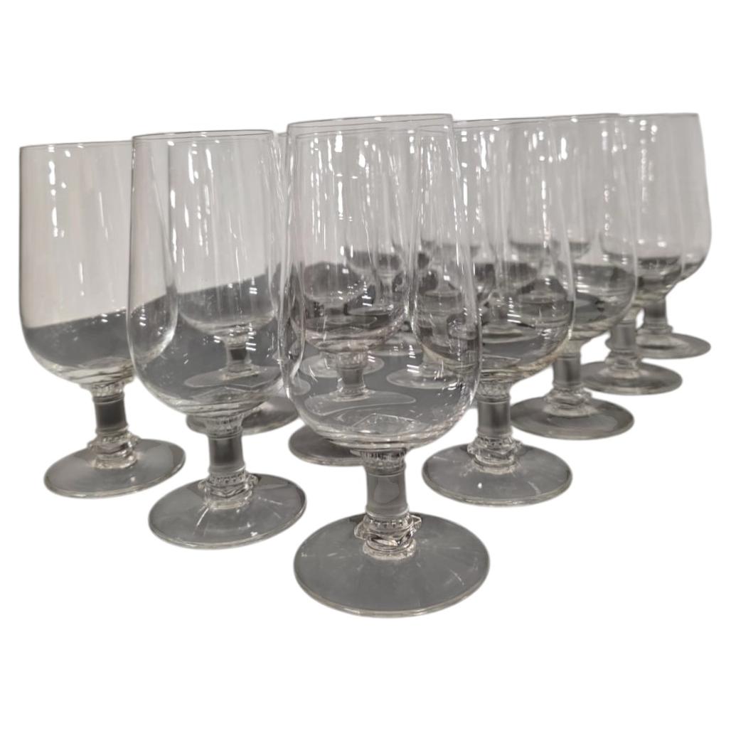 15 Glasses from the Murat series by Lalique France For Sale