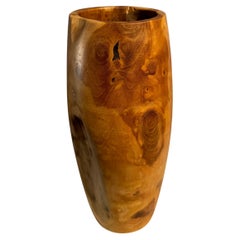 15" Burlwood Root Vase