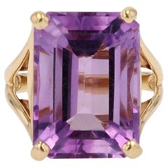 15 Carat Amethyst Estate Cocktail Ring