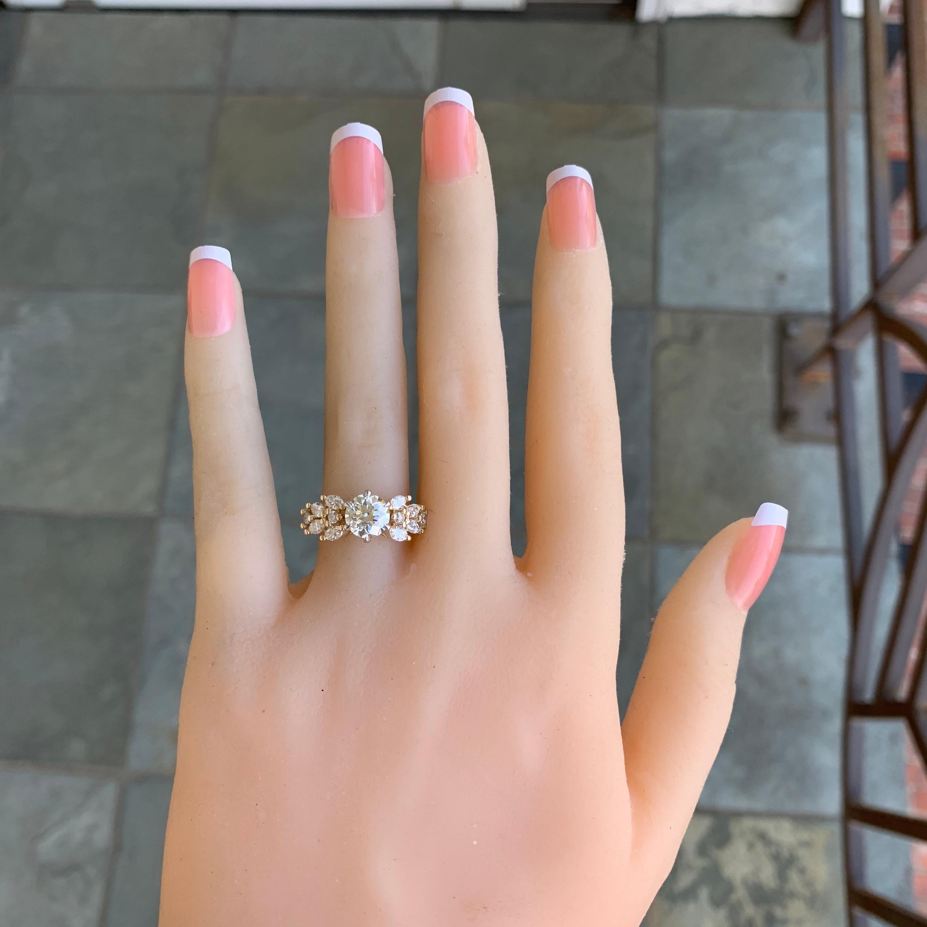 AS017-0300069
Can be sized to any finger size, ring will be made to order and take approximately 1-3 weeks from customers final design approval. If you need a sooner date let us know and we will see if we can accommodate you. Carat weight and color