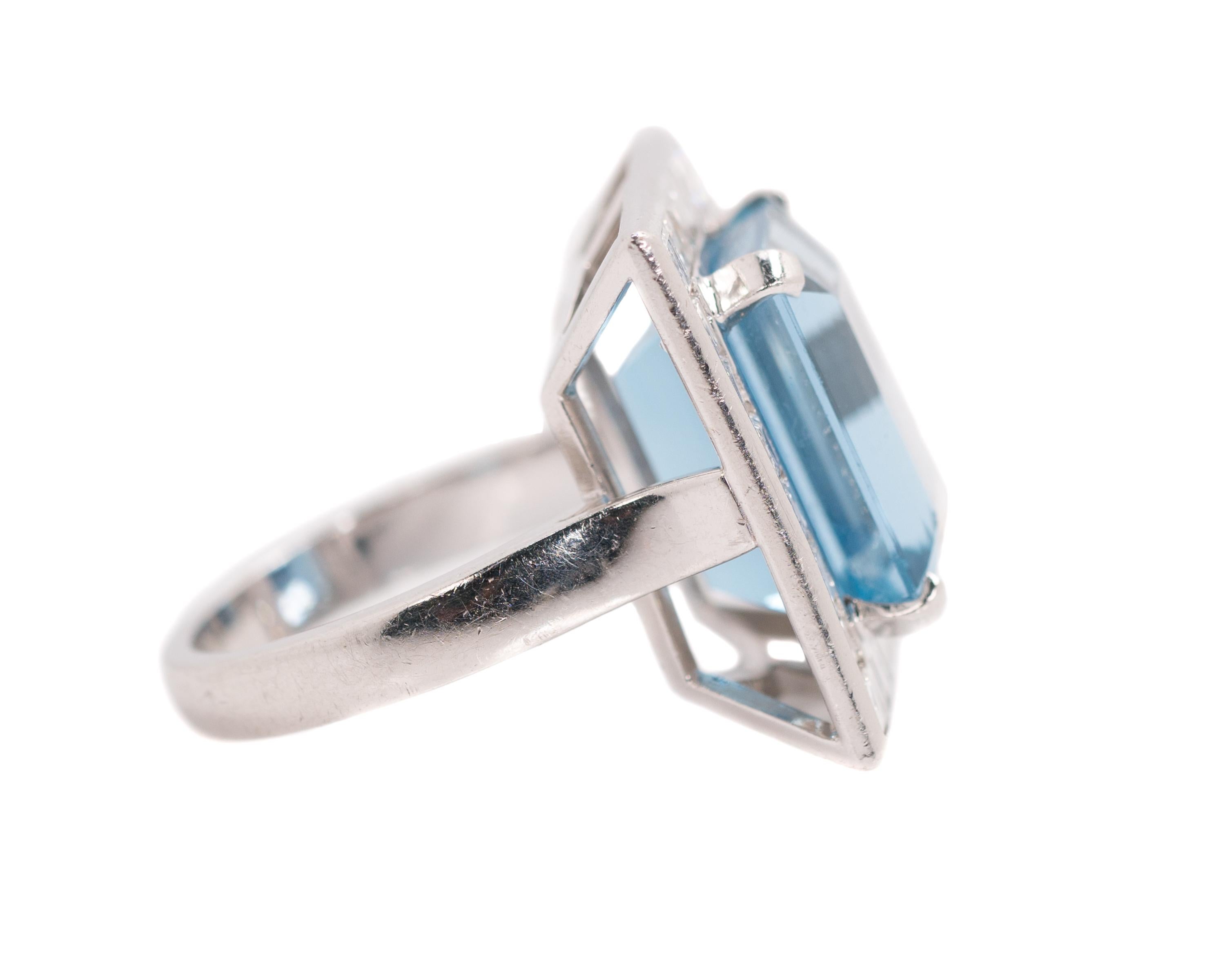 15 carat aquamarine ring