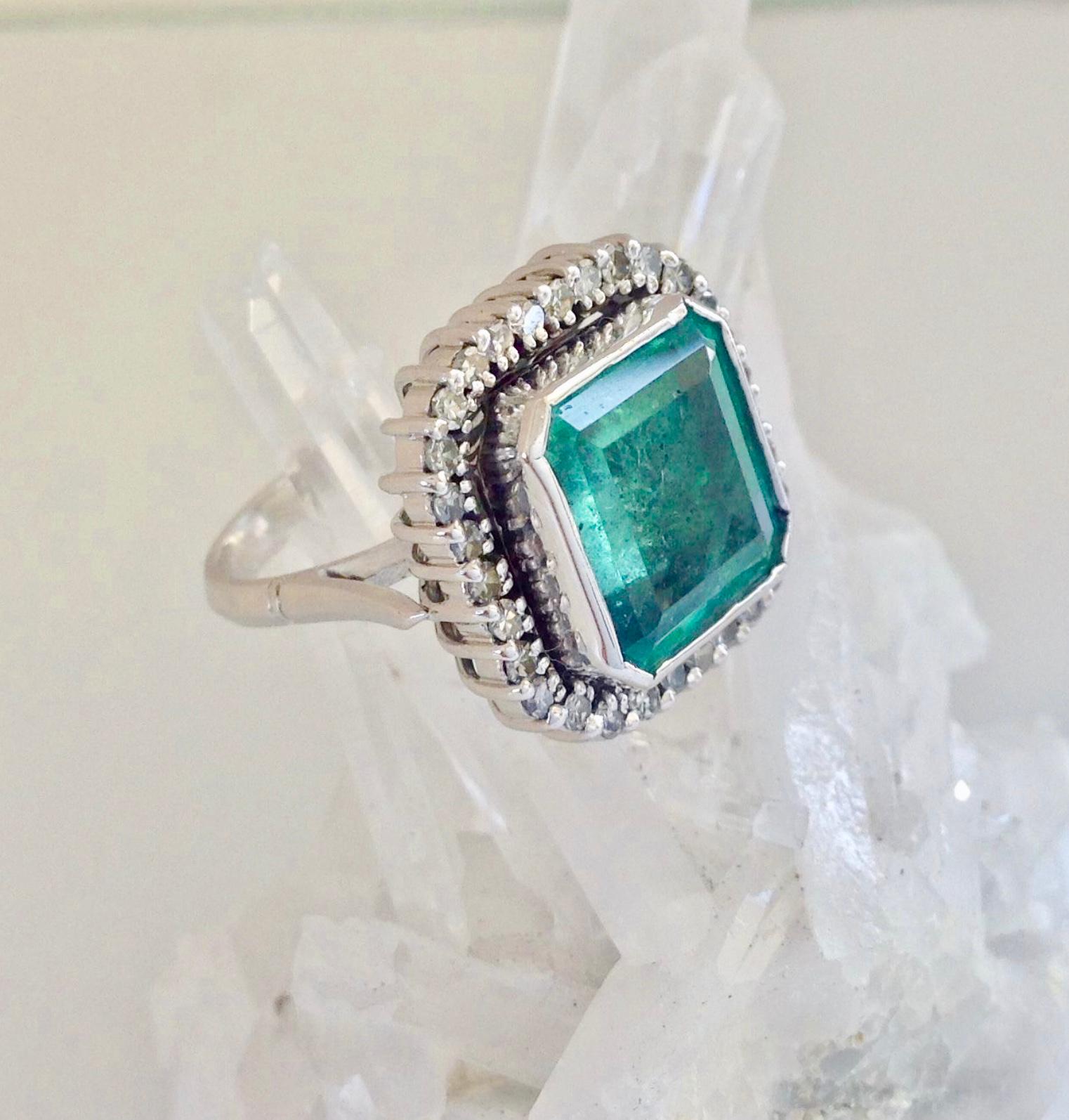 15 carat emerald ring