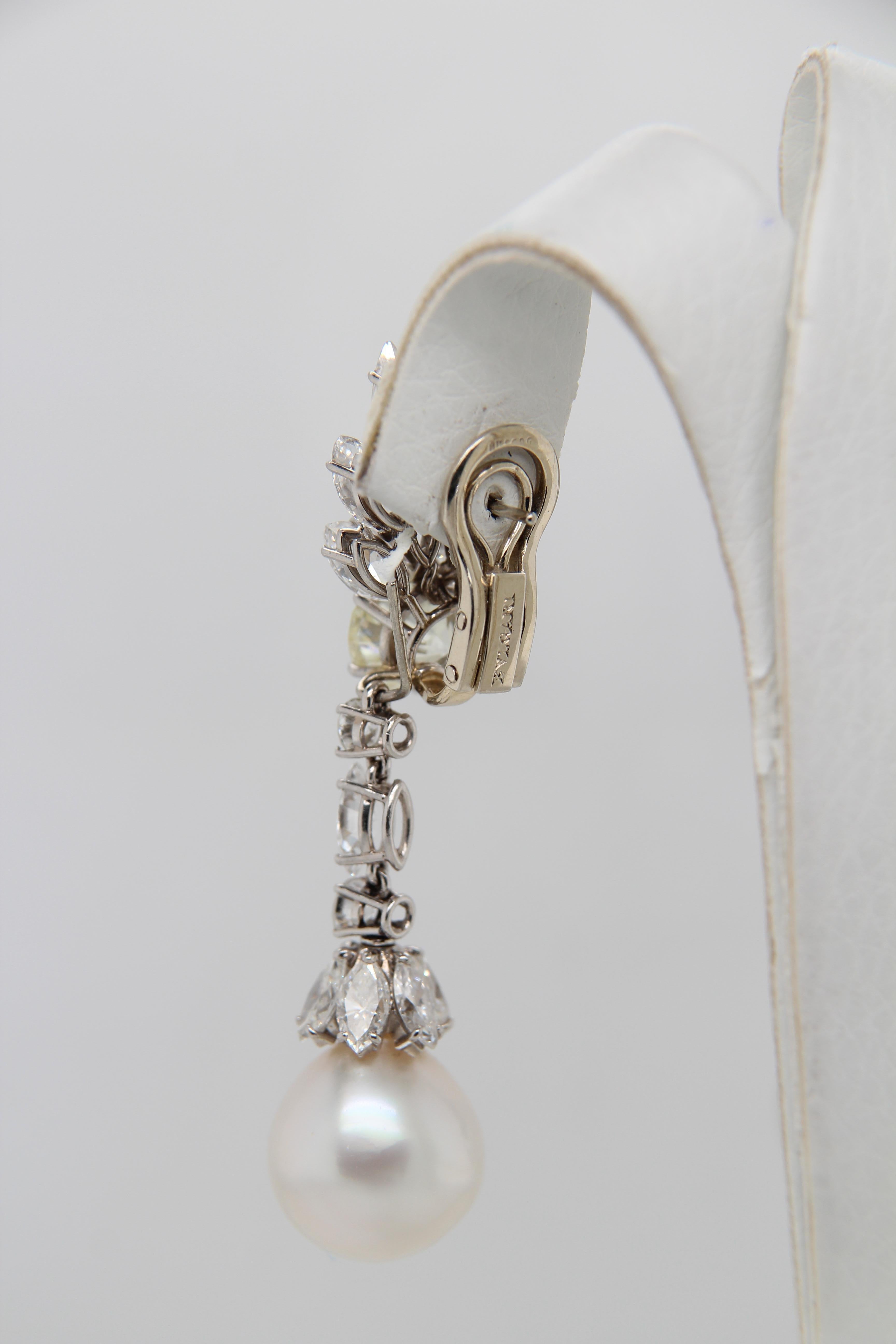 15 Carat Bvlgari Pearl Earring 1