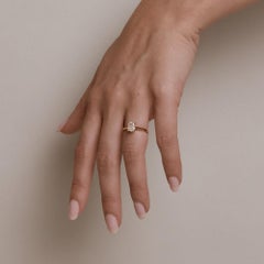1.5 Carat Cushion Statement Brilliant White 14K White Gold Classic Charm