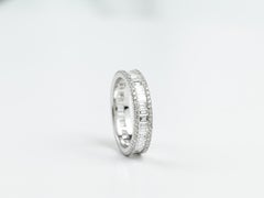 IGI Certified 1.65tcw Baguette Diamond Eternity Wedding Band - 18K White Gold