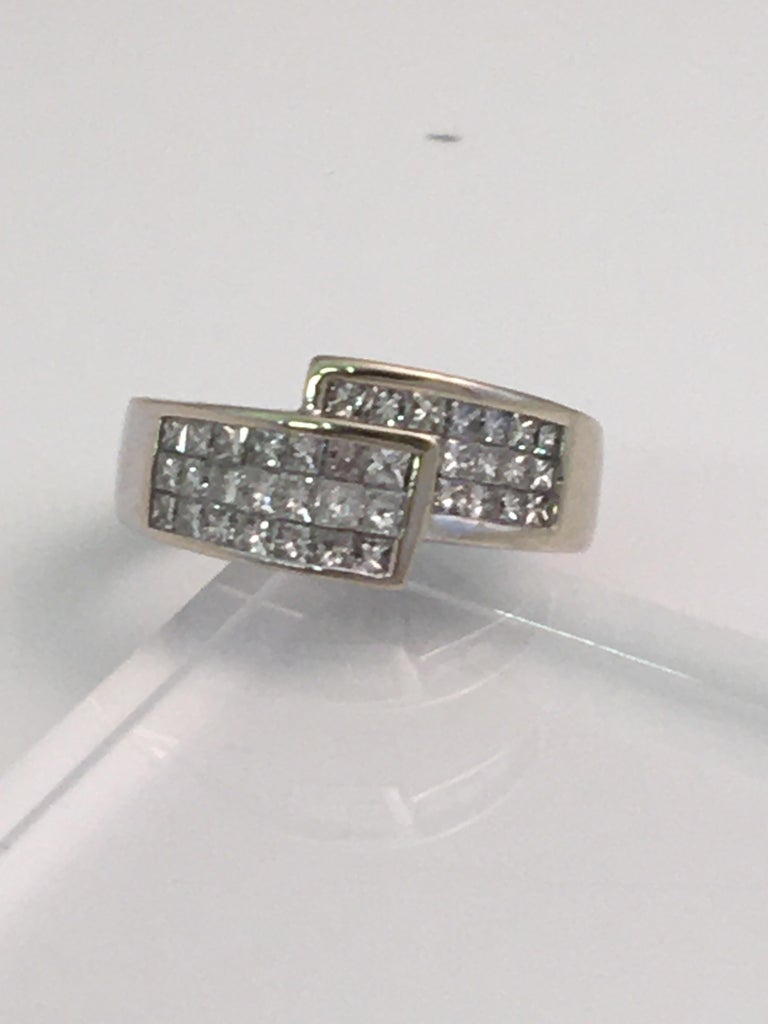 1.5 Carat Diamond Bypass Ring For Sale (Free Shipping) at 1stDibs