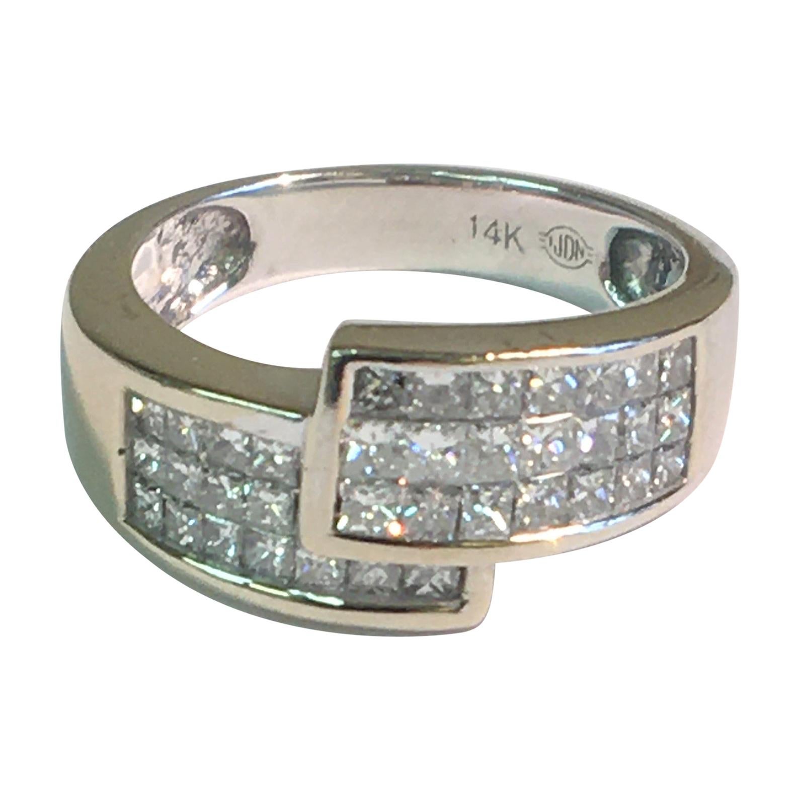 1.5 Carat Diamond Bypass Ring