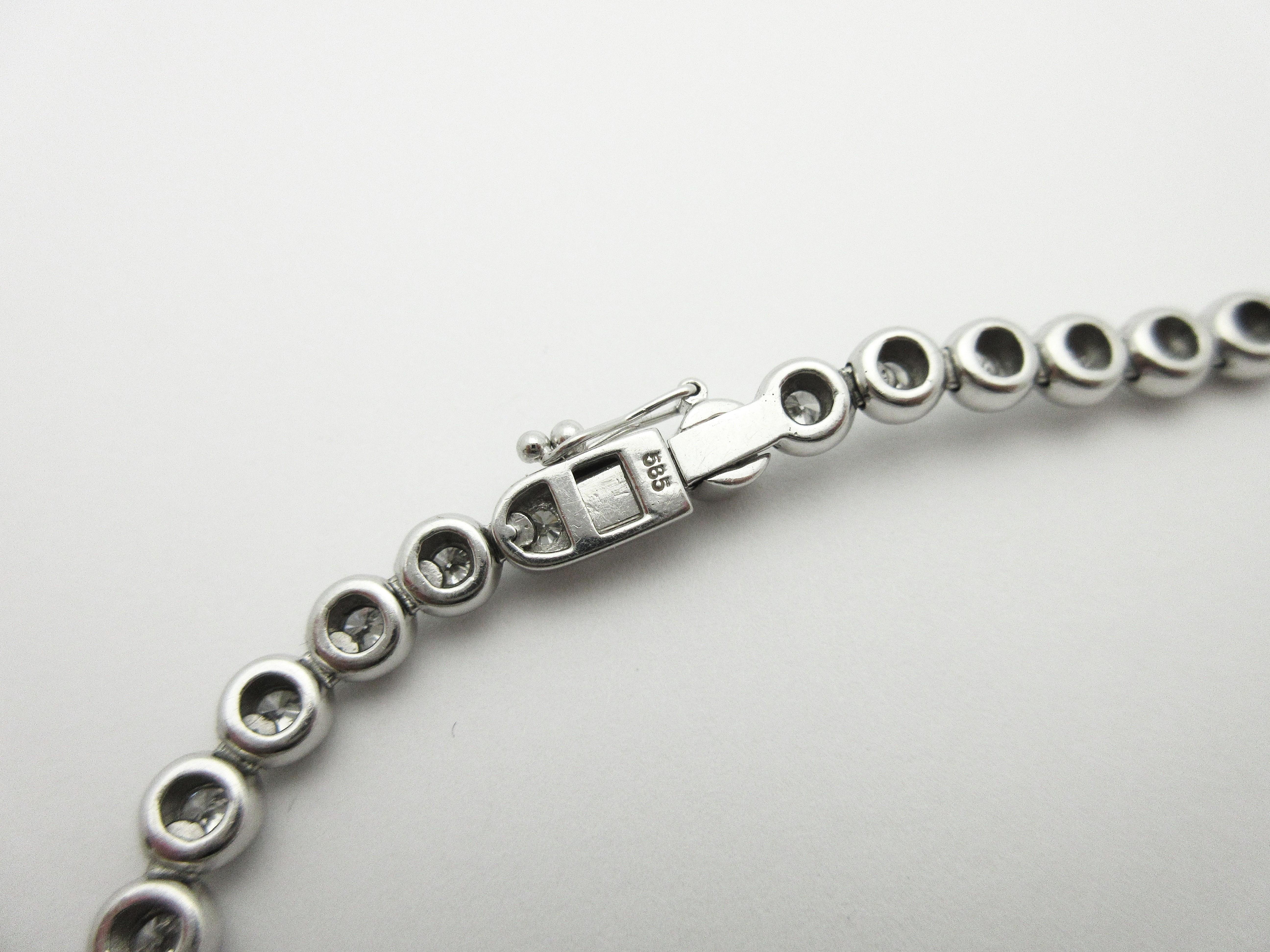 15 Carat Diamond Riviere Necklace 1