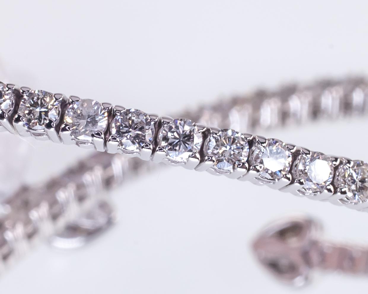 diamond tennis bracelet and necklace set