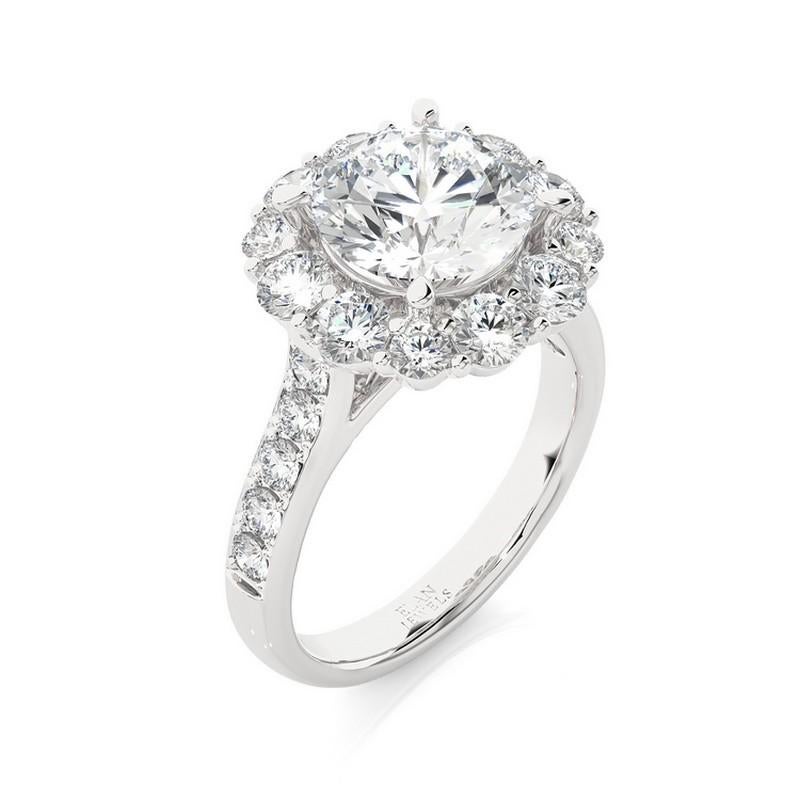 Diamond Total Carat Weight: This exquisite Vow Collection semi-mounting ring features a total carat weight of 1.5 carats, showcasing 22 brilliant round diamonds that come together to create a dazzling and sophisticated design.

Diamonds: Twenty-two