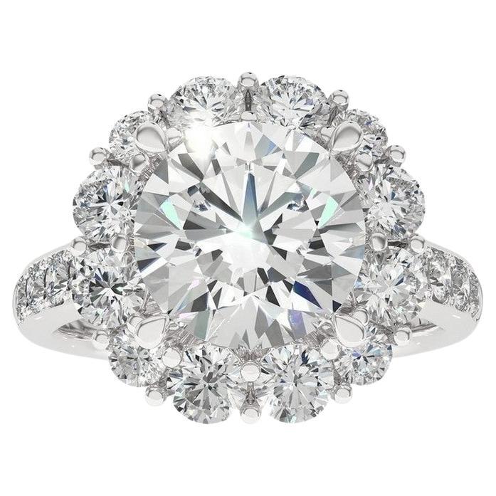 1.5 Carat Diamonds Vow Collection Ring in 14K White Gold For Sale