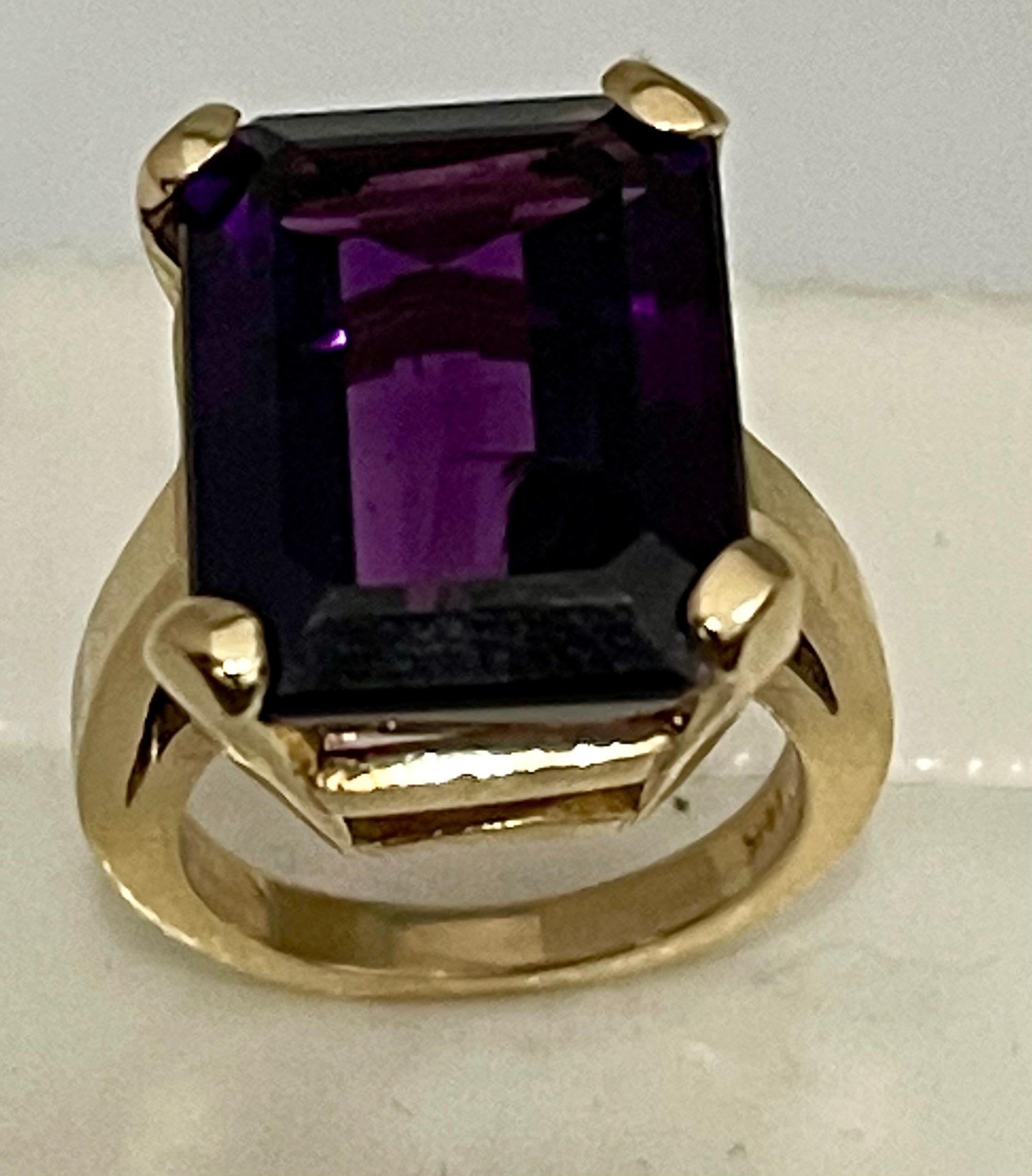 15 carat amethyst ring