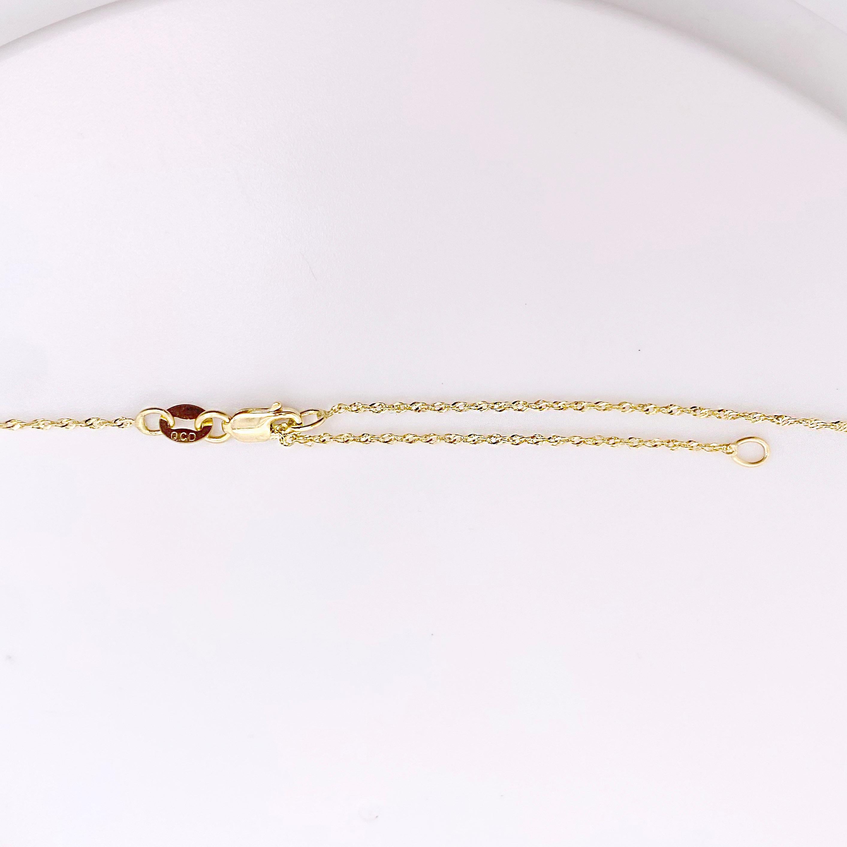 Oval Cut 1.5 Carat Emerald Pendant necklace w Diamond Halo, Adjustable 14K Yellow Gold