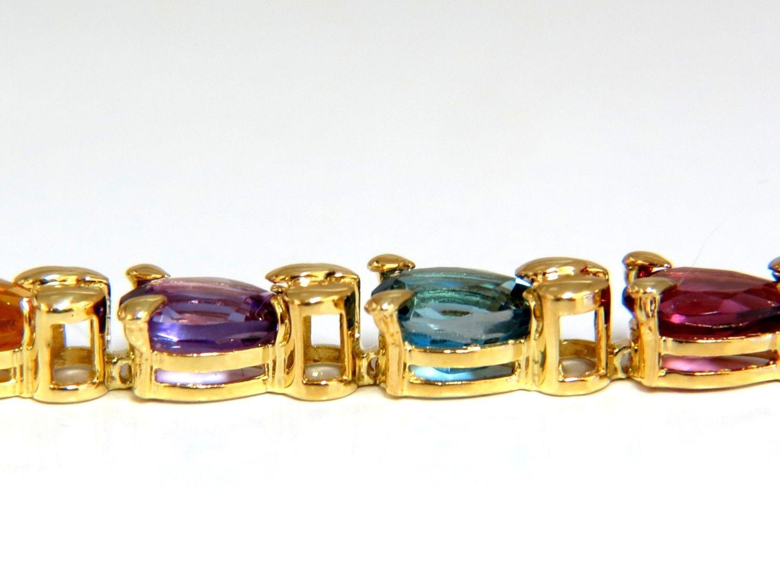 topaz and citrine bracelet